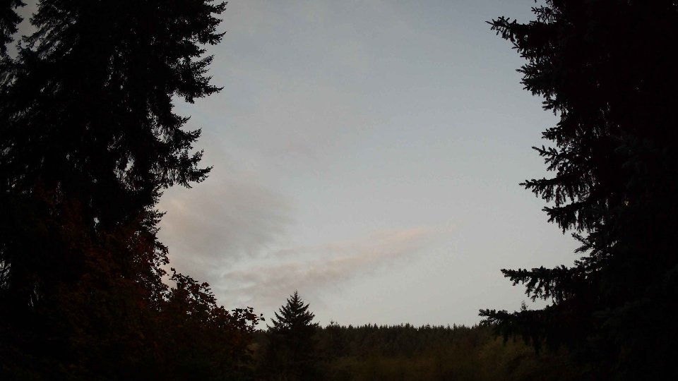 Pacific Northwest skyline timelapse on Oct 08, 2025 at 7:00 AM