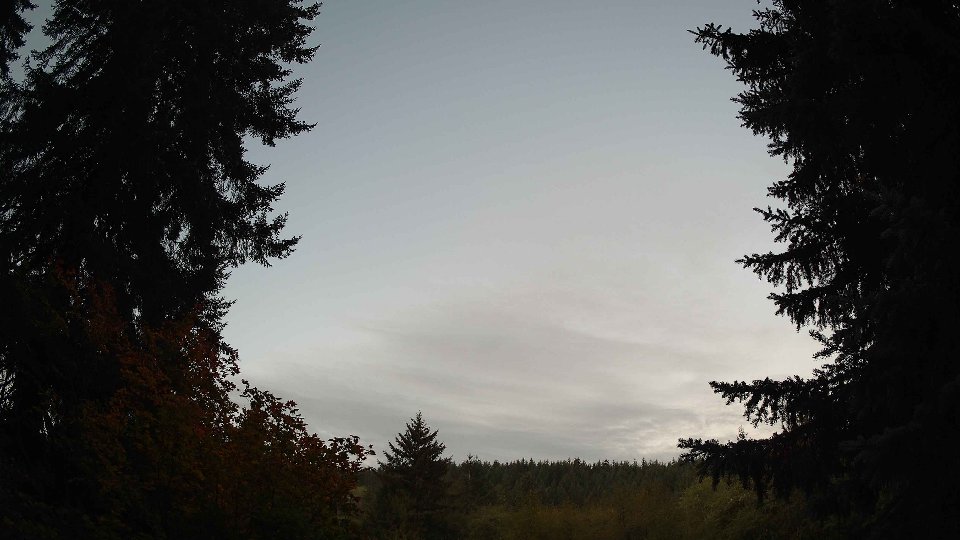 Pacific Northwest skyline timelapse on Oct 08, 2025 at 7:15 AM