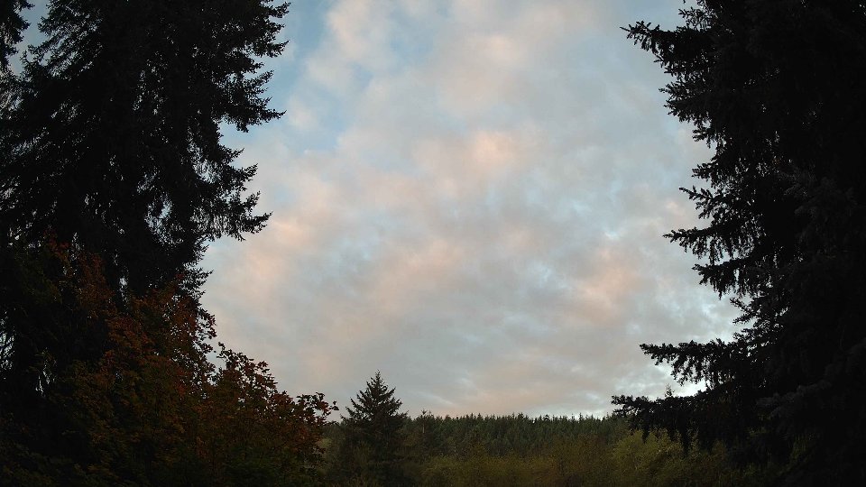 Pacific Northwest skyline timelapse on Oct 08, 2025 at 7:30 AM