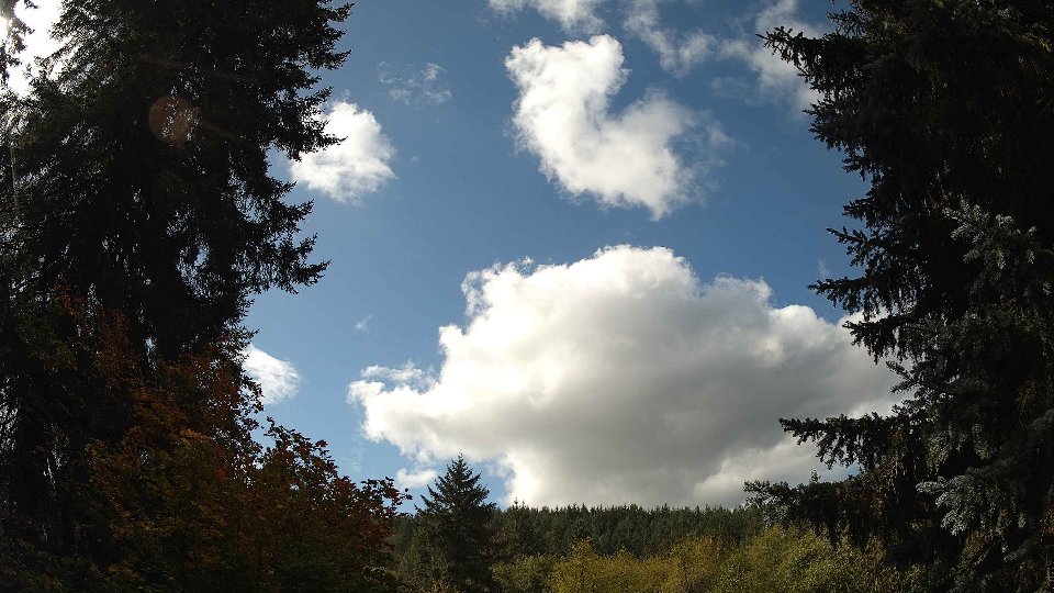 Pacific Northwest skyline timelapse on Oct 08, 2025 at 12:00 PM