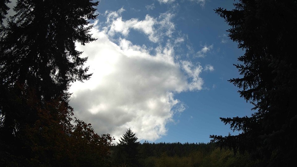Pacific Northwest skyline timelapse on Oct 08, 2025 at 12:15 PM