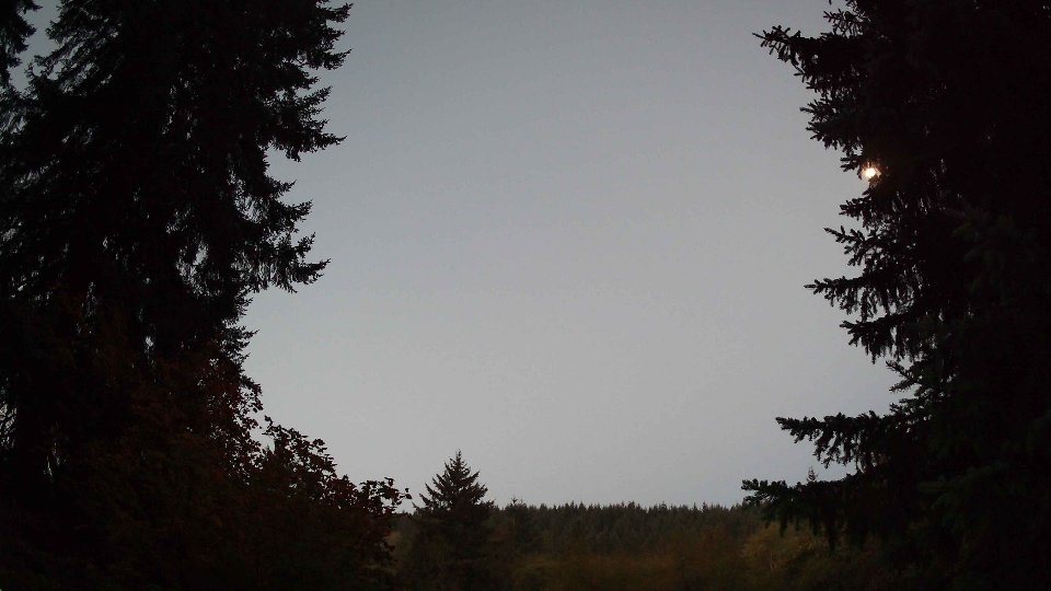 Pacific Northwest skyline timelapse on Oct 09, 2025 at 7:00 AM