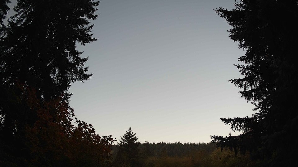 Pacific Northwest skyline timelapse on Oct 09, 2025 at 7:30 AM