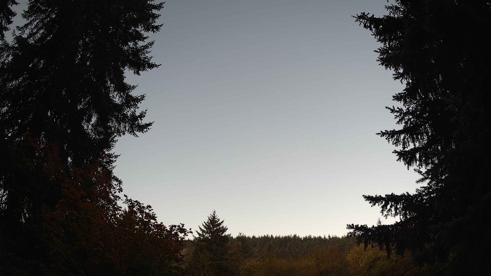 Pacific Northwest skyline timelapse on Oct 09, 2025 at 8:00 AM