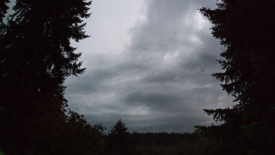 Pacific Northwest skyline timelapse on Oct 09, 2025 at 7:00 PM