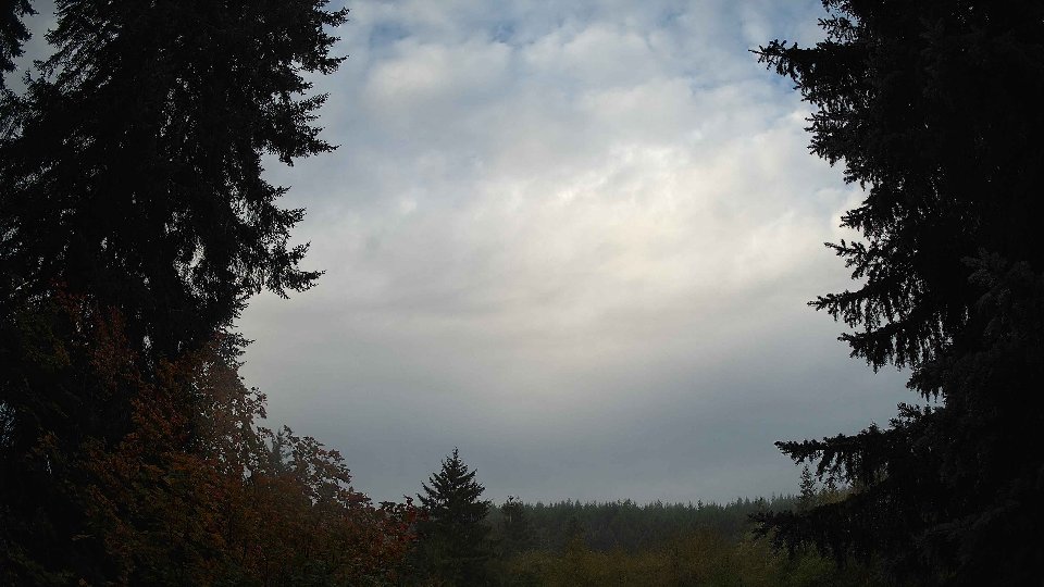 Pacific Northwest skyline timelapse on Oct 10, 2025 at 8:00 AM