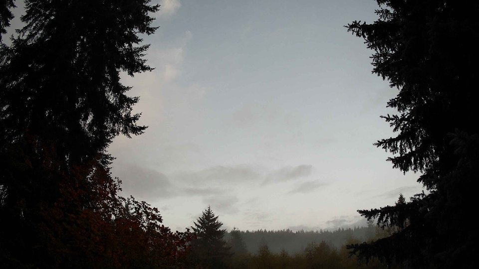 Pacific Northwest skyline timelapse on Oct 11, 2025 at 7:15 AM