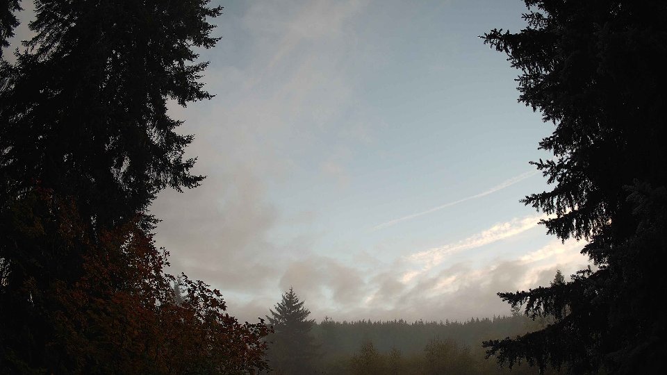 Pacific Northwest skyline timelapse on Oct 11, 2025 at 7:45 AM