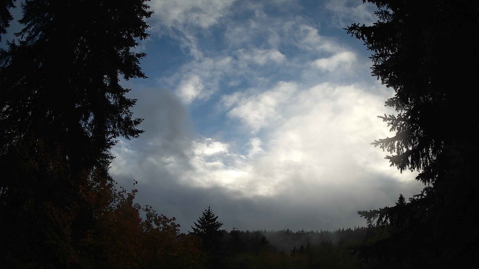 Pacific Northwest skyline timelapse on Oct 11, 2025 at 5:00 PM