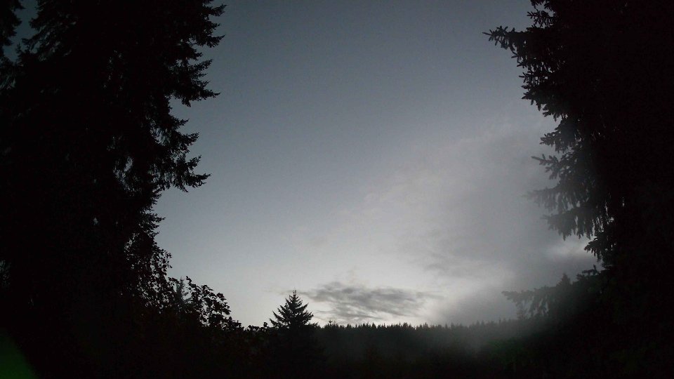 Pacific Northwest skyline timelapse on Oct 12, 2025 at 7:00 PM