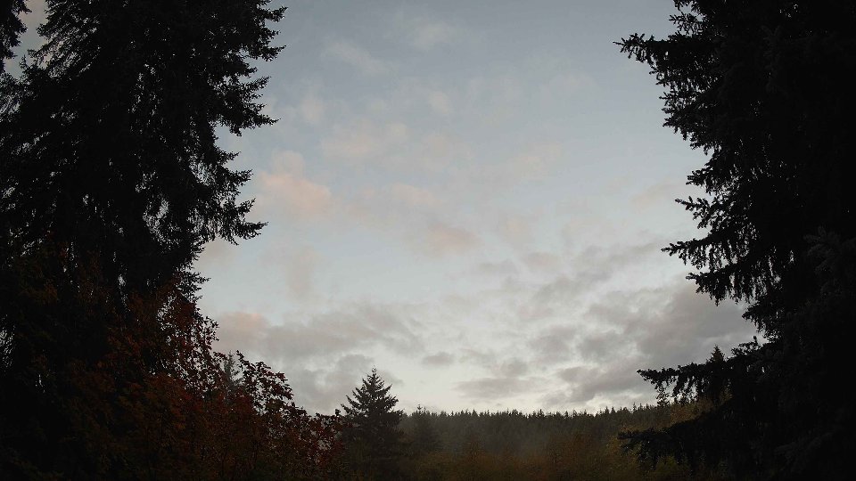 Pacific Northwest skyline timelapse on Oct 13, 2025 at 7:30 AM