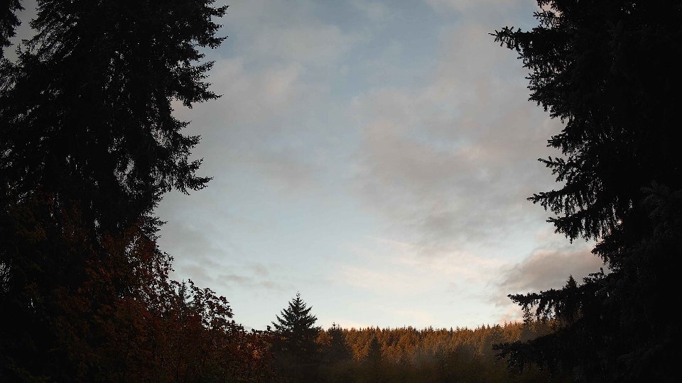 Pacific Northwest skyline timelapse on Oct 13, 2025 at 7:45 AM