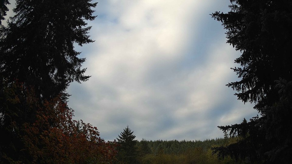 Pacific Northwest skyline timelapse on Oct 13, 2025 at 8:30 AM