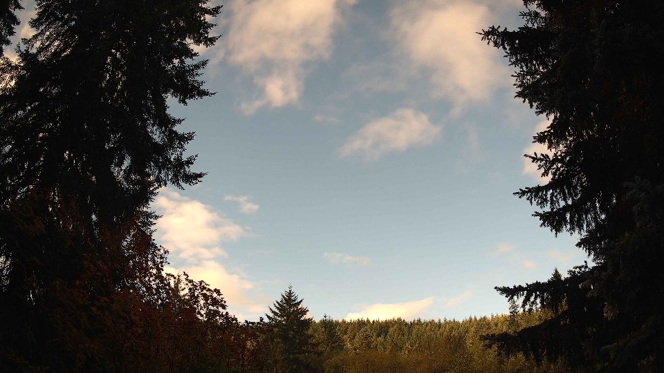Pacific Northwest skyline timelapse on Oct 13, 2025 at 9:00 AM