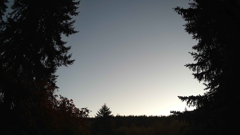 Pacific Northwest skyline timelapse on Oct 13, 2025 at 6:30 PM