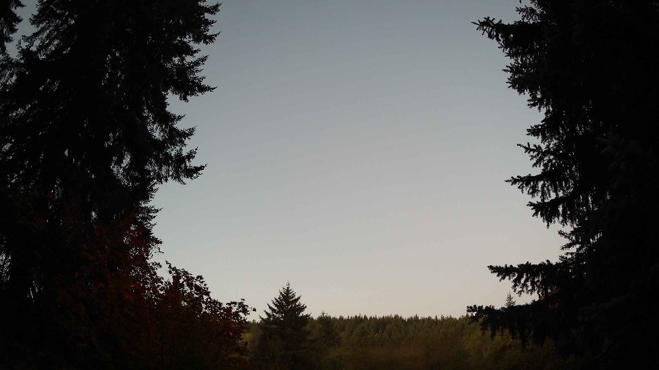 Pacific Northwest skyline timelapse on Oct 14, 2025 at 7:15 AM
