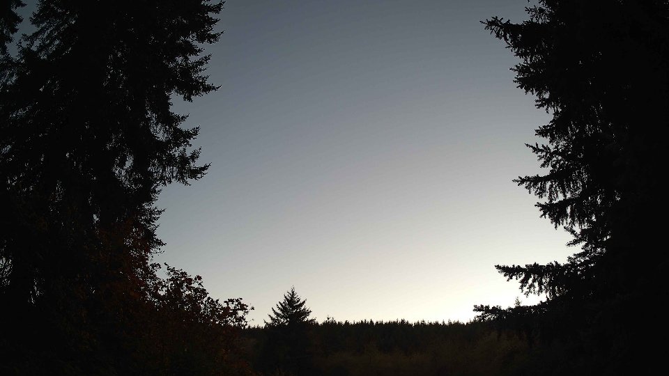 Pacific Northwest skyline timelapse on Oct 14, 2025 at 6:30 PM