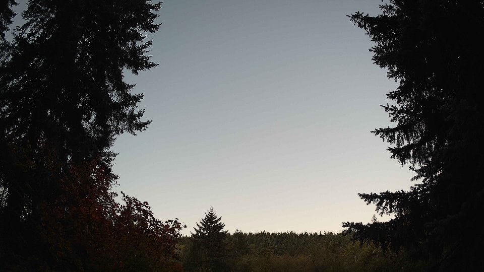 Pacific Northwest skyline timelapse on Oct 15, 2025 at 7:30 AM