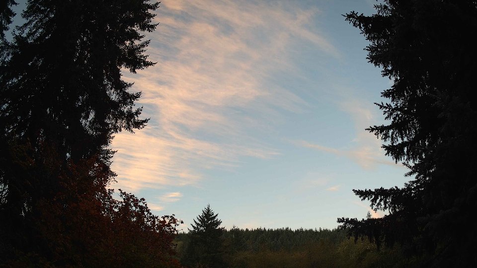 Pacific Northwest skyline timelapse on Oct 16, 2025 at 7:30 AM