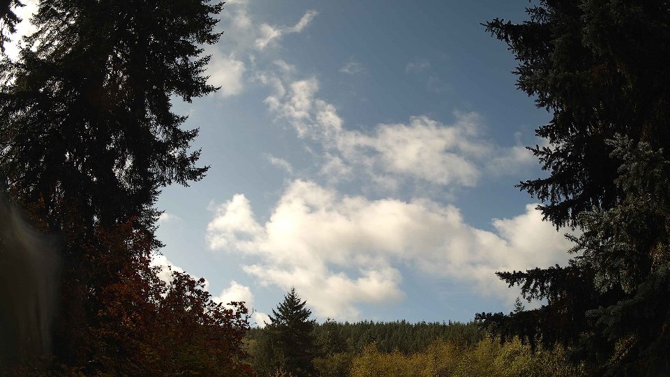 Pacific Northwest skyline timelapse on Oct 17, 2025 at 12:00 PM