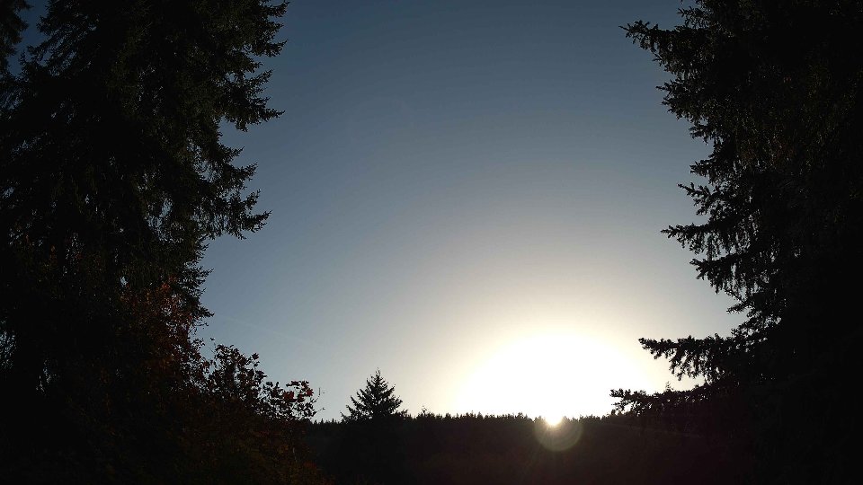 Pacific Northwest skyline timelapse on Oct 17, 2025 at 5:00 PM