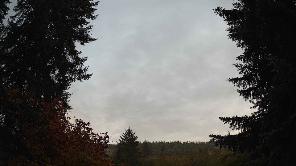 Pacific Northwest skyline timelapse on Oct 18, 2025 at 8:00 AM