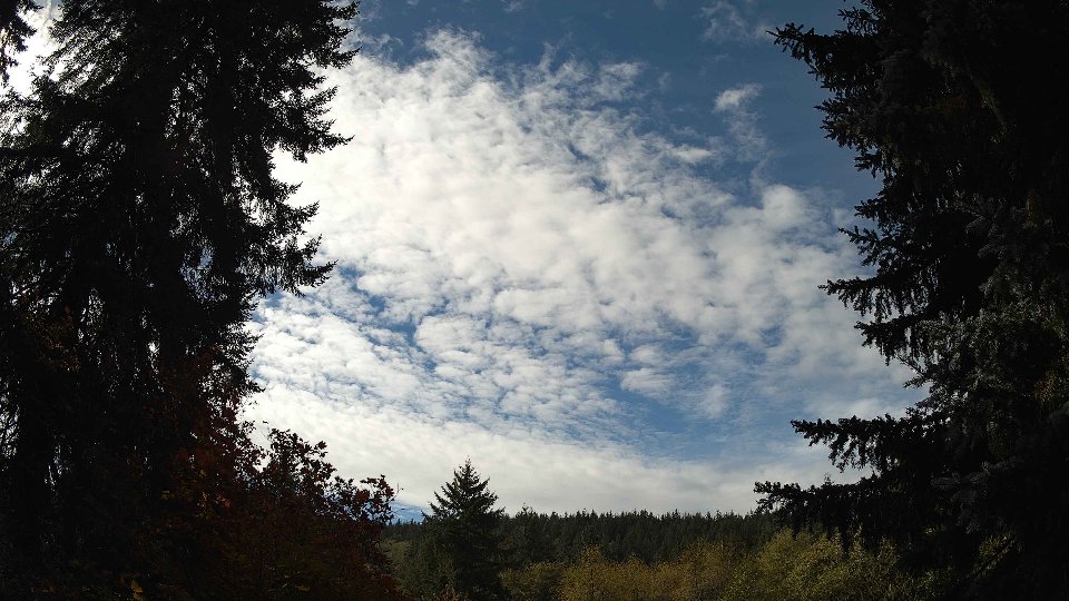 Pacific Northwest skyline timelapse on Oct 18, 2025 at 12:00 PM