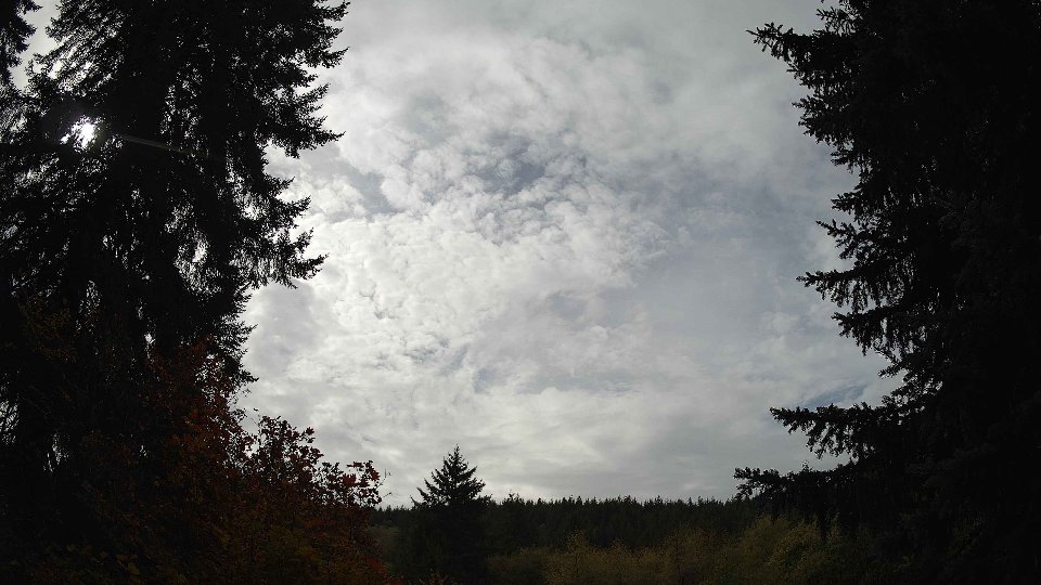 Pacific Northwest skyline timelapse on Oct 18, 2025 at 1:00 PM