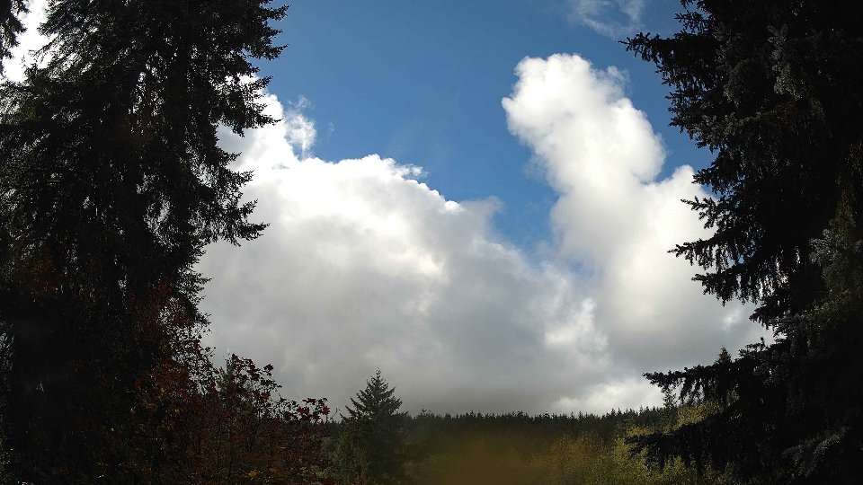 Pacific Northwest skyline timelapse on Oct 20, 2025 at 12:00 PM