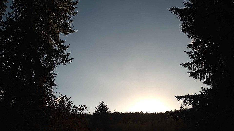 Pacific Northwest skyline timelapse on Oct 20, 2025 at 5:00 PM