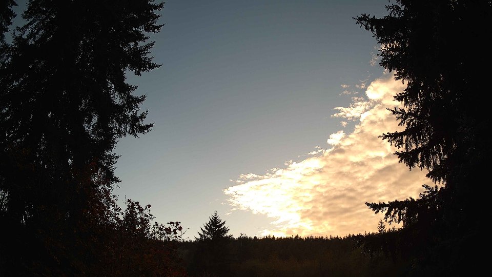 Pacific Northwest skyline timelapse on Oct 20, 2025 at 5:30 PM