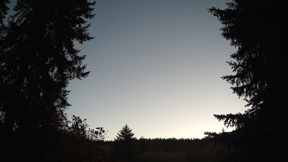 Pacific Northwest skyline timelapse on Oct 21, 2025 at 6:00 PM
