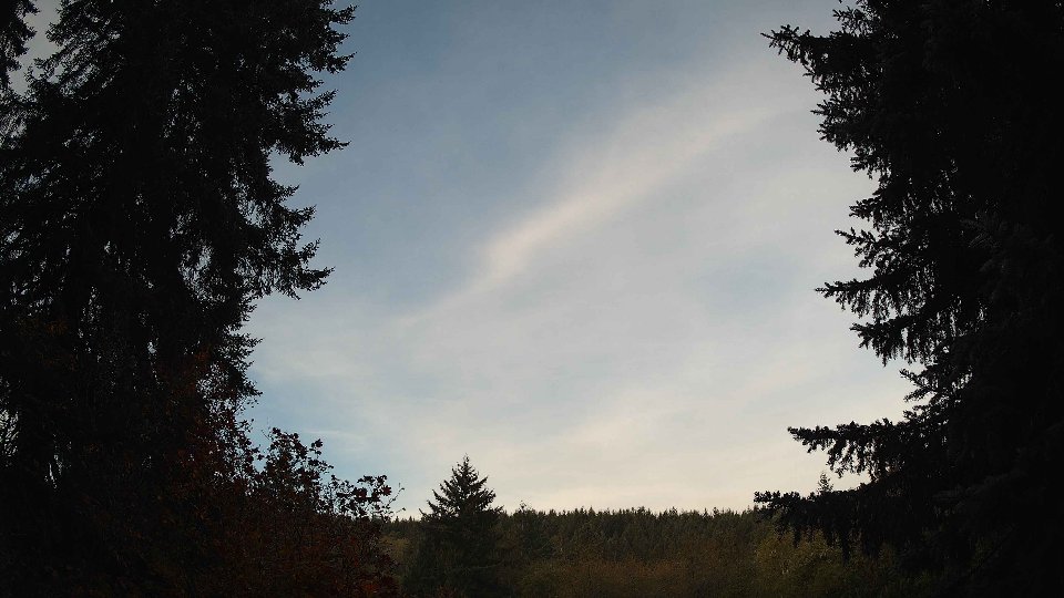 Pacific Northwest skyline timelapse on Oct 22, 2025 at 8:15 AM
