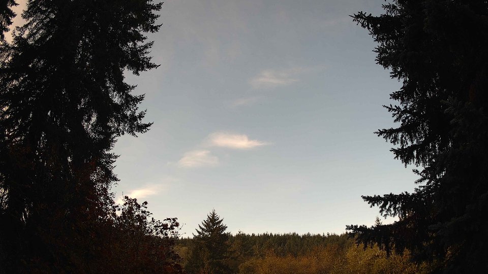 Pacific Northwest skyline timelapse on Oct 22, 2025 at 9:30 AM