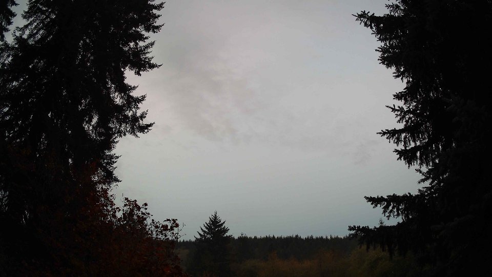 Pacific Northwest skyline timelapse on Oct 23, 2025 at 7:30 AM