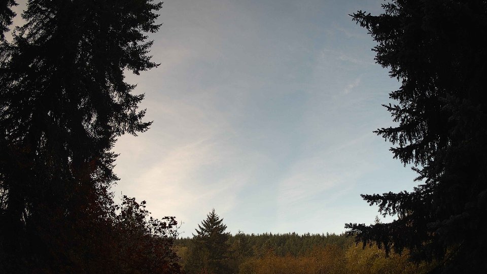 Pacific Northwest skyline timelapse on Oct 23, 2025 at 9:00 AM