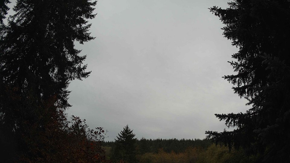 Pacific Northwest skyline timelapse on Oct 23, 2025 at 5:00 PM