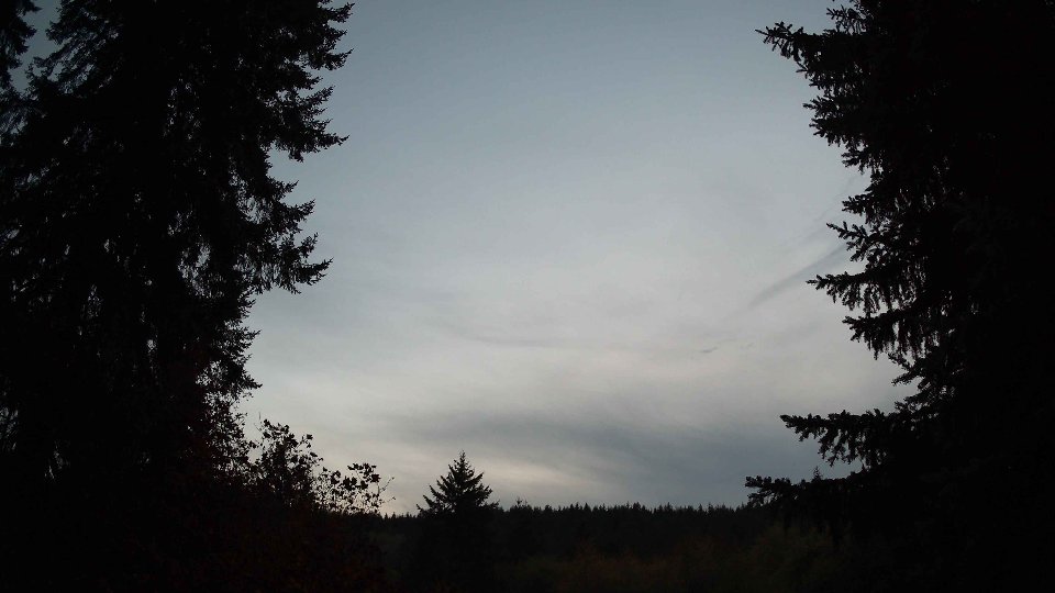 Pacific Northwest skyline timelapse on Oct 23, 2025 at 6:30 PM