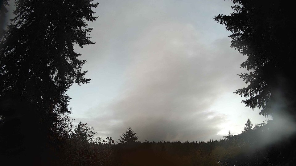 Pacific Northwest skyline timelapse on Oct 25, 2025 at 8:30 AM