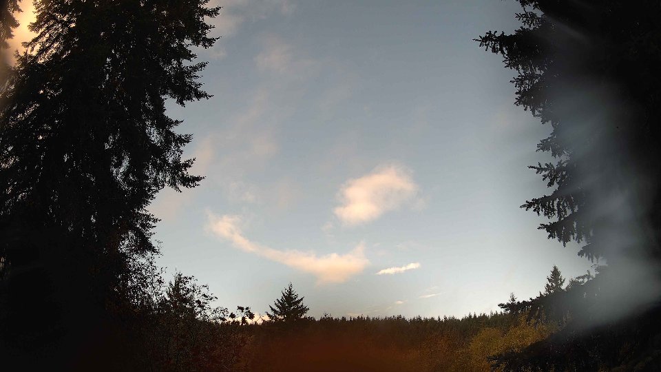 Pacific Northwest skyline timelapse on Oct 25, 2025 at 9:00 AM