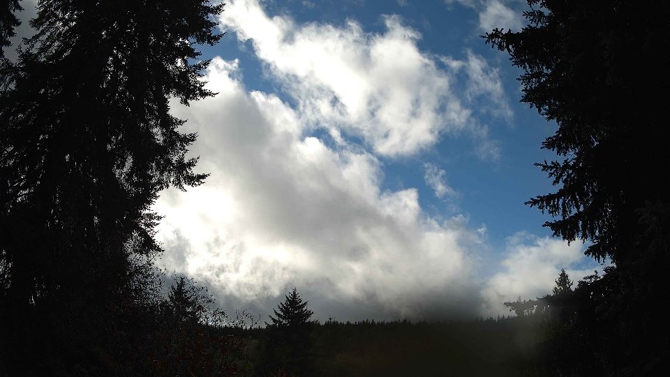 Pacific Northwest skyline timelapse on Oct 26, 2025 at 1:00 PM