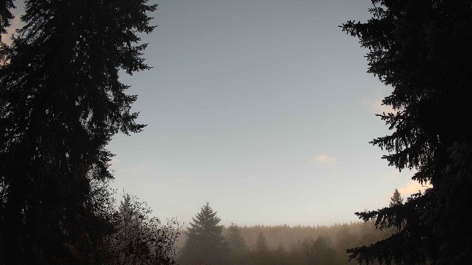 Pacific Northwest skyline timelapse on Oct 27, 2025 at 8:30 AM