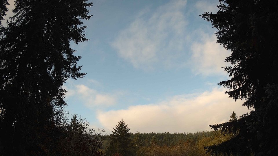Pacific Northwest skyline timelapse on Oct 27, 2025 at 8:45 AM