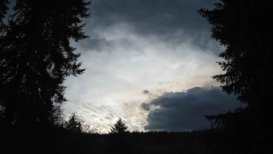 Pacific Northwest skyline timelapse on Oct 27, 2025 at 5:00 PM