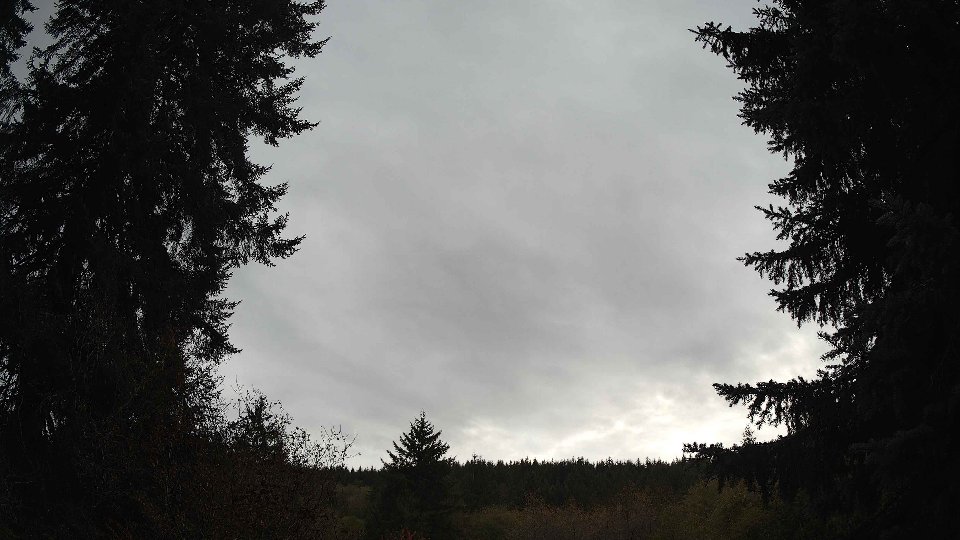 Pacific Northwest skyline timelapse on Oct 28, 2025 at 5:00 PM