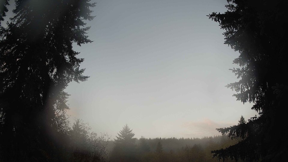 Pacific Northwest skyline timelapse on Oct 29, 2025 at 8:00 AM