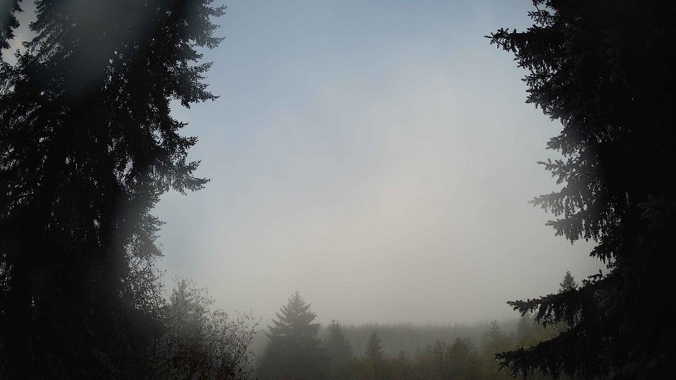 Pacific Northwest skyline timelapse on Oct 29, 2025 at 8:30 AM