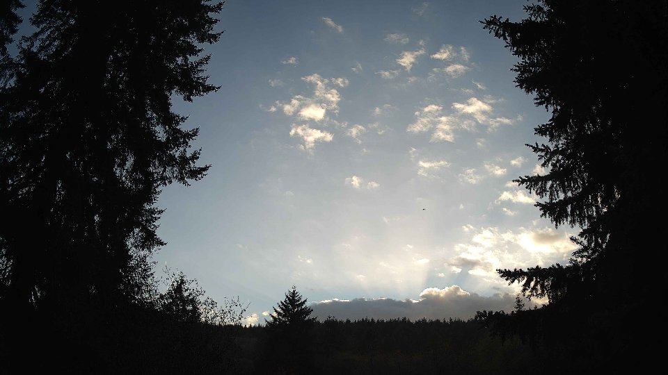 Pacific Northwest skyline timelapse on Oct 29, 2025 at 5:00 PM