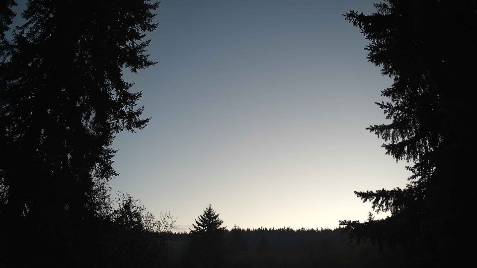 Pacific Northwest skyline timelapse on Oct 30, 2025 at 6:00 PM