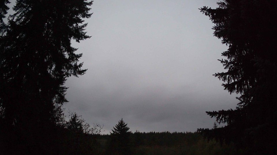 Pacific Northwest skyline timelapse on Oct 31, 2025 at 7:30 AM